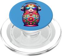 Russian Matryoshka Music Russia Russian Matryoshka PopSockets PopGrip for MagSafe