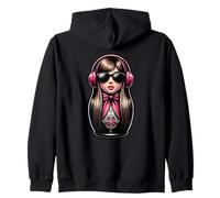 Russian Matryoshka Music Russia Russian Matryoshka Zip Hoodie