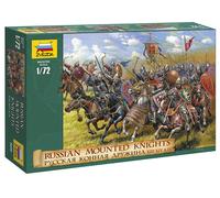 Russian Mounted Knights XIII-XIV A.D. 1:72 Figure Plastic Model Kit ZVEZDA