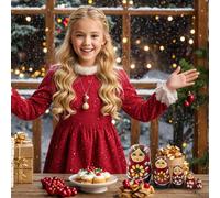 Russian Nesting Dolls - 4.53x2.56 Inches Wooden Doll Set | Hand-Painted,Traditional Russian Stacking Dolls For Home Decor & Gift Collection