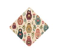 Russian Nesting Dolls Car Air Freshener Aromatherapy Tablets Hanging Scented Cards for Rooms Bathrooms Wardrobe Rhombus