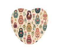 Russian Nesting Dolls Car Air Freshener Aromatherapy Tablets Hanging Scented Cards for Rooms Bathrooms Wardrobe Love form