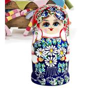Russian Nesting Dolls for Kids Wood Daisy Desk Decor