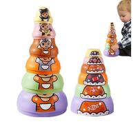 Russian Nesting Dolls - Nested Do-lls with hand-painted traditional patterns | Matryosshka Russian with smooth finishh | Nested Set Toys for educational play, cultural learning, and decorative di