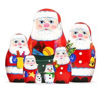 Russian Nesting Dolls Santa Claus Set 7 pcs