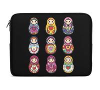 Russian Nesting Dolls Trendy Laptop Bag Computer Carrying Case Lightweight Briefcases for Working