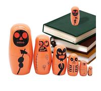 Russian Nesting Dolls - Wooden Stacking Nested Set Toys | Russian Stacking Dolls with Six Layers | Russians Stack Doll Boys girls Toy Gift Decorations