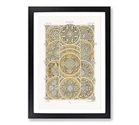 Russian Pattern by Albert Racinet Framed Print | A2 Black Framed Wall Art | Ready to Hang | Modern Fantasy Picture | Living Room Bedroom Lounge Office