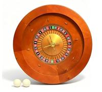 Russian Roulette, a casual tabletop game suitable for home or professional use. (Light Oak Brown, 45#)