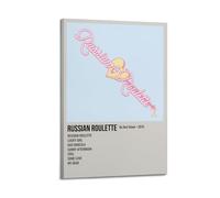 Russian Roulette by Red Velvet Poster Wall Art Aesthetic Cover Poster Design Painting for Living Room Bed Room 08x12inch(20x30cm) Frame-style