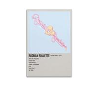 Russian Roulette by Red Velvet Poster Wall Art Aesthetic Cover Poster Design Painting for Living Room Bed Room 12x18inch(30x45cm) Unframe-style
