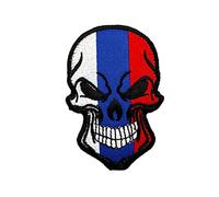 Russian Russia Skull Flag Tactical Embroidered Airsoft Paintball Cosplay Patch