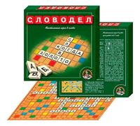 Russian Scrabble Family Board Game Set - Русский Скрабл Словодел - Slovodel Nastolnaya Igra - Russian Language Learning Gameset