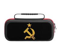 Russian Soviet Flag Hammer and Sickle Carry Case for Switch Hard Shell Protective Cover Pouch Travel Carrying with Handle