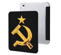 Russian Soviet Flag Hammer And Sickle Case Compatible for IPAD 10代 (10.9in) Tablet Cases Protective Stand Cover