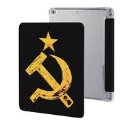 Russian Soviet Flag Hammer And Sickle Case Compatible for IPAD 2017/2018/Air1/Air2 (9.7in) Tablet Cases Protective Stand Cover