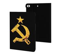 Russian Soviet Flag Hammer And Sickle Case Compatible for ipad Mini 1/2/3/4/5 (7.9in) Tablet Cases Stand Protective Cover with Sleep/Wake