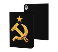 Russian Soviet Flag Hammer And Sickle Case Compatible for ipad Mini6 (8.3in) Tablet Cases Stand Protective Cover with Sleep/Wake