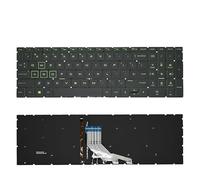 Russian Spanish keyboard For HP for Pavilion for Max for Gaming 6 16-A 16T-A TPN-Q241 M02039-001(US Green Backlit)