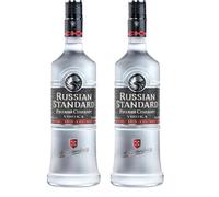 Russian Standard Vodka| 37.5% ABV | Classically Styled, Exceptionally Smooth | Premimum Russian Vodka | Cocktails (Single Bottle 70cl) (Pack of 2)