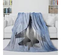 Russian Su35 Fighter Cozy Blanket - Military The Memorable Blanket for Kid Bought By Parent/GrandParent - Birthday Gift for Son Daughter Grandson Granddaughter Friend 60x80inch(150x200cm)
