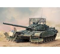 Russian T-72B1 with KTM-6 & Grating Armour 1:35 Model Trumpeter