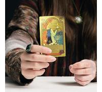 Russian Tarot, Clear Symbolism For Easy Reading, 7x12cm, Fate Divination Deck, Entertainment Oracle Cards, Complete 78 Card Set, For Family Board Games And Social Gatherings