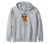 Russian Toy Dog Small Dog Big Attitude Pet design Zip Hoodie