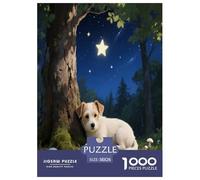 Russian Toy Spaniel 1000 Piece Jigsaw Puzzles Fun Challenging Modern Pet Dog Educational Game Beautiful Decoration For Children And Adults Aged 14 And Over 38x26cm/1000pcs