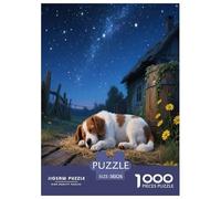 Russian Toy Spaniel 1000 Piece Jigsaw Puzzles Fun Challenging Modern Pet Dog for Family Activity Game Perfect for Relaxation for Adults And Kids Age 38x26cm/1000pcs