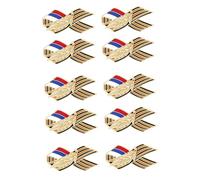 Russian Victories Day Lapel Pin Secure Closure Versatile Wardrobe Staple Accessory Jewelry for Everyday Attire Russian Flag Lapel Pin