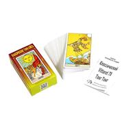 Russian wazird Tarot Cards - 78pcs Divination Deck With Paper Instructions | Illustrated Fate Reading Cards For Beginners & Enthusiasts, Portable Standard Size Tarot Set