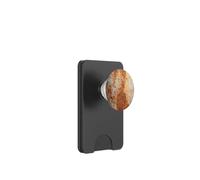 Rust and Gray Grunge Distressed Industrial Style PopSockets PopWallet for MagSafe