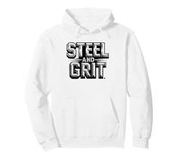 Rust Belt Raised Steel Grit Midwest Identity Industrial Pullover Hoodie