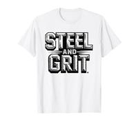 Rust Belt Raised Steel Grit Midwest Identity Industrial T-Shirt
