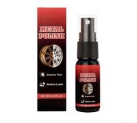 Rust Cleaner and Polisher for Metal, Advanced Rust Removal Formula Protecting Surfaces, Easy Application for Cars and Outdoor Gear, 15ml(1PCS)