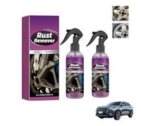 Rust Dissolver for Metal, Upgraded Car Wheel Hub Rust Remover, Auto Removal Spray 100ml, Ceramic Coating Sprayer Iron RustRemover Sprayer, Great for Automotive Wheel, Marine Chassis