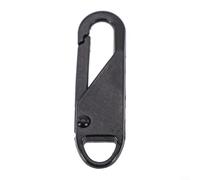 Rust Metal Zipper Puller for Travel Bag and For Suitcase Repairs, Perfect for DIY Sewing Projects (black)
