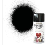 Rust-Oleum 150ml Painter's Touch Craft Enamel Spray Paint Aerosol - Gloss Black