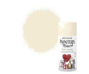 Rust-Oleum 150ml Painter's Touch Craft Enamel Spray Paint Aerosol - Heirloom White