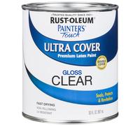 Rust-Oleum 242057 Painter's Touch Latex Paint Quart Gloss Clear 1 Quarts (Pack of 1)