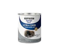 Rust-Oleum 254100 Painter's Touch Latex Paint Quart Metallic Silver Pack of 1