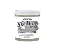 Rust-Oleum 360219 Glitter Interior Wall Paint 28 Fl Oz (Pack of 1) Sterling Silver