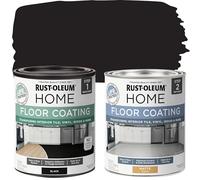 Rust-Oleum 367597 Home Interior Floor Coating Kit, Matte Black