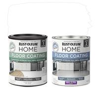 Rust-Oleum 367598 Home Interior Floor Coating Kit, Semi-Gloss Ultra White