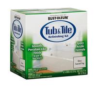 Rust-Oleum 384166 Acrylic Tub and Tile Refinishing 2-Part Kit, Gloss Coastal Fog