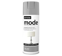 Rust-Oleum 400ml Mode Ultra High Gloss Spray Paint Aerosol - Steel Grey