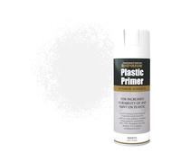 Rust-Oleum AE0030003E8 Plastic Primer Matt White Spray Paint 400ml