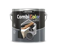 RUST-OLEUM 7375MS.2.5 Combicolor Multi-Surface, One Paint, Many Surfaces, Satin black-RAL 9005