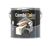 RUST-OLEUM 7394MS.2.5 Combicolor Multi-Surface, One Paint, Many Surfaces, Satin white-RAL 9010